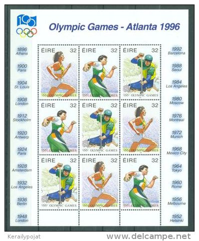 Ireland - 1996 Atlanta Kleinbogen MNH__(THB-39) - Hojas Y Bloques