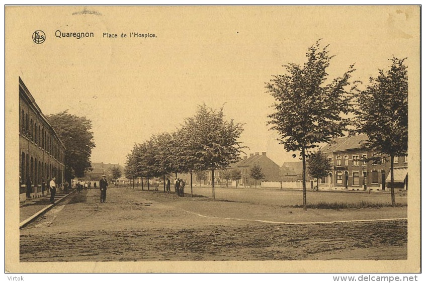 Quaregnon : Place De L´hospice    ( Ecrit   ) - Quaregnon