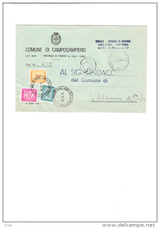 ITALIA 1978 -    Lettera Tassa A Carico - Segnatasse - Taxe