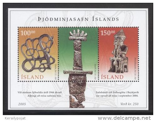 Iceland - 2005 National Museum Block MNH__(THB-3255) - Blocks & Sheetlets