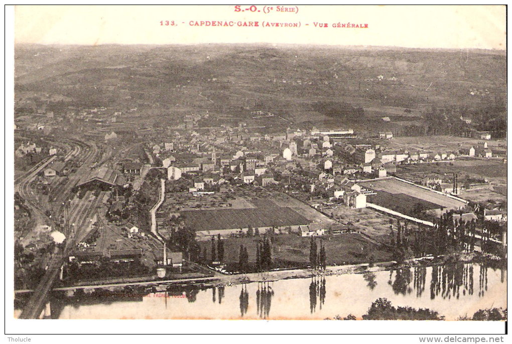 Capdenac-Gare-(Villefranche De Rouergue-Aveyron)-Vue Générale-Edit. Labouche Frères, Toulouse - Villefranche De Rouergue