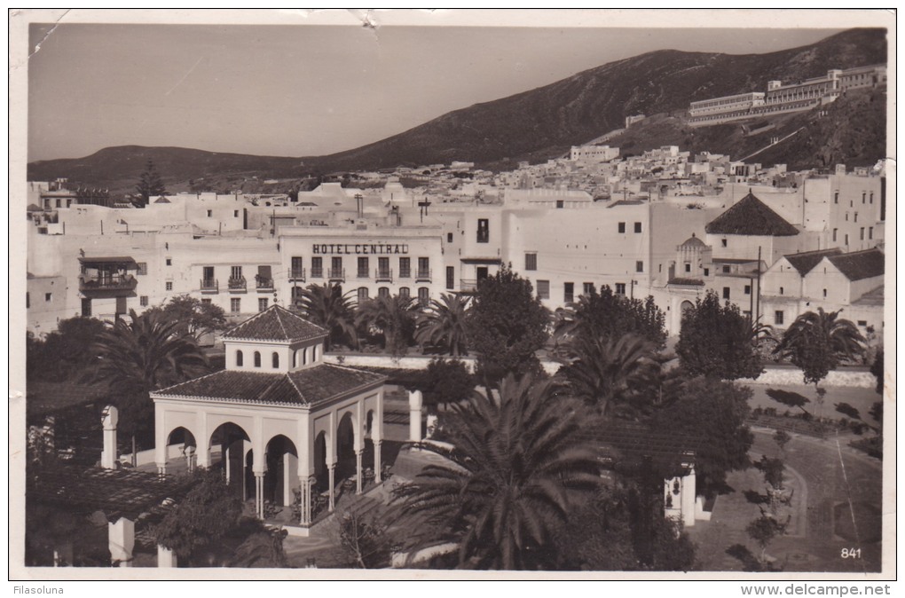 01028 Enteropostal De Casablanca A Erzgebirge - Sachsen1933 - Lettres & Documents