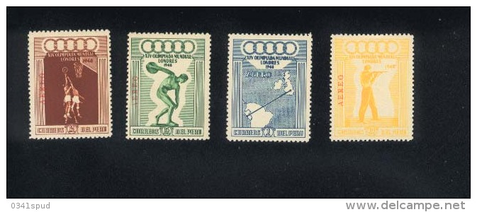 Jeux Olympiques 1948  Peru  Never Hinged ** TB  Very Fine - Summer 1948: London