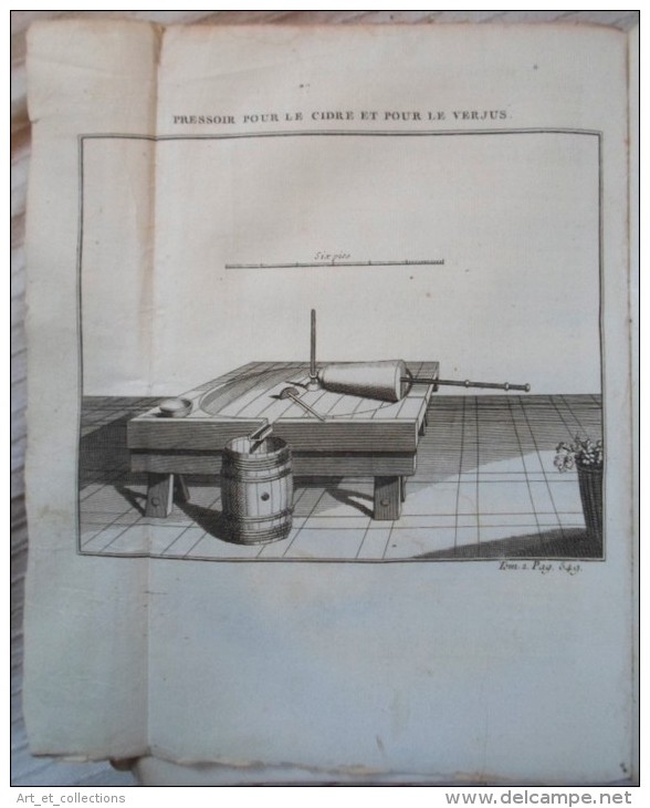 MAISON RUSTIQUE   / 2è Tome Illustré De 1755 / Jardins,  Vigne, Chasse, Etc - 1701-1800