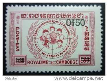 CAMBODGE 1962: YT 129 / Sc 115, ** MNH - LIVRAISON GRATUITE A PARTIR DE 10 EUROS D'ACHATS - Cambodge