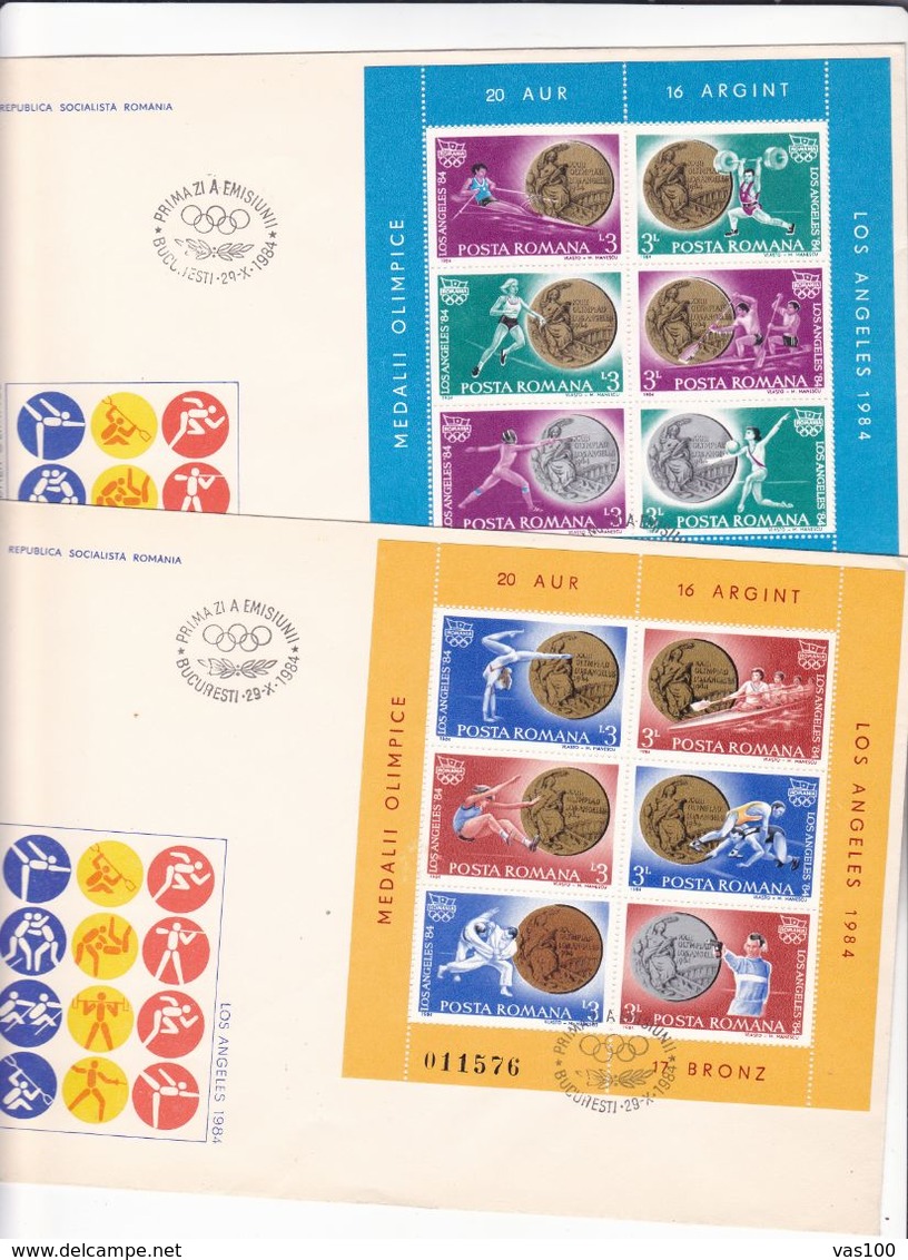 LOT 8 ITEMS,OLYMPIC GAMES, FDC ROMANIA AUSTRIA.SEE SCAN IMAGE. - Ete 1980: Moscou