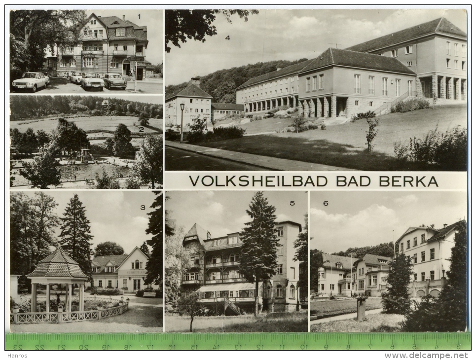 Volksheilbad Bad Berka, Großformat 21x14,7 Cm,1970/1980, Verlag: VEB Bild Und Heimat , POSTKARTE, Erhaltung: I-II - Bad Berka