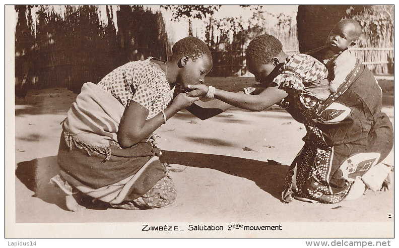 N N 822/C  P A  -ZAMBIE  - ZAMBEZE  SALUTATION 2 EmeMOUVEMENT - Zambie