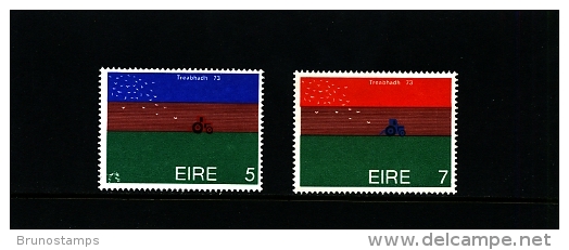 IRELAND/EIRE - 1973  WORLD PLOUGHING CHAMPIONSHIP  SET  MINT NH - Nuevos