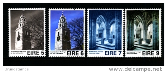 IRELAND/EIRE - 1975  EUROPEAN ARCHITECTURAL HERITAGE YEAR  SET  MINT NH - Nuevos