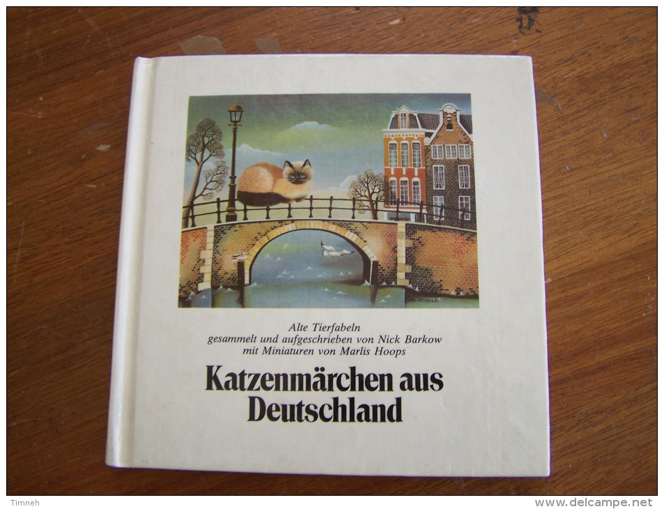 KATZENMÄRCHEN AUS DEUTSCHLAND Alte Tierfabeln Nick Barkow Miniaturen Marlis Hoops 1982 HANSEATISCHE - Racconti E Leggende