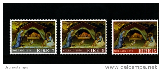 IRELAND/EIRE - 1976  CHRISTMAS  SET  MINT NH - Nuevos