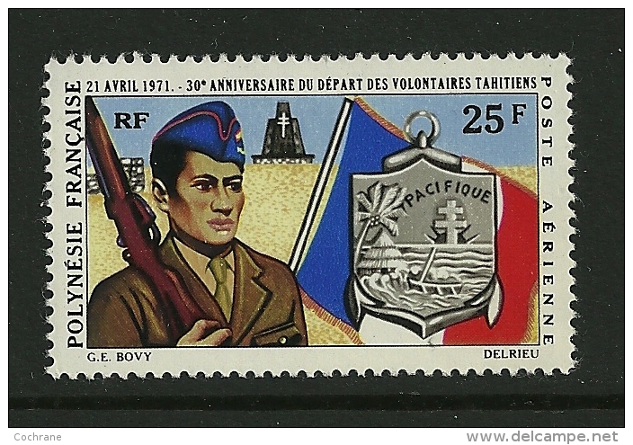 Polynésie Française - P.A. - Y & T N° 47 ** TTB - Unused Stamps