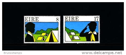 IRELAND/EIRE - 1977  SCOUTING AND GUIDING  SET MINT NH - Nuevos