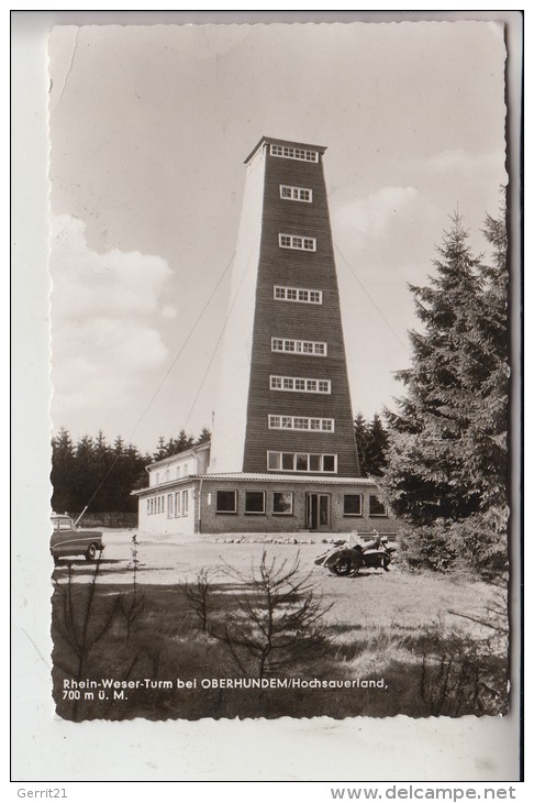 5942 KIRCHHUNDEM - OBERHUNDEM,. Rhein-Weser Turm - Olpe