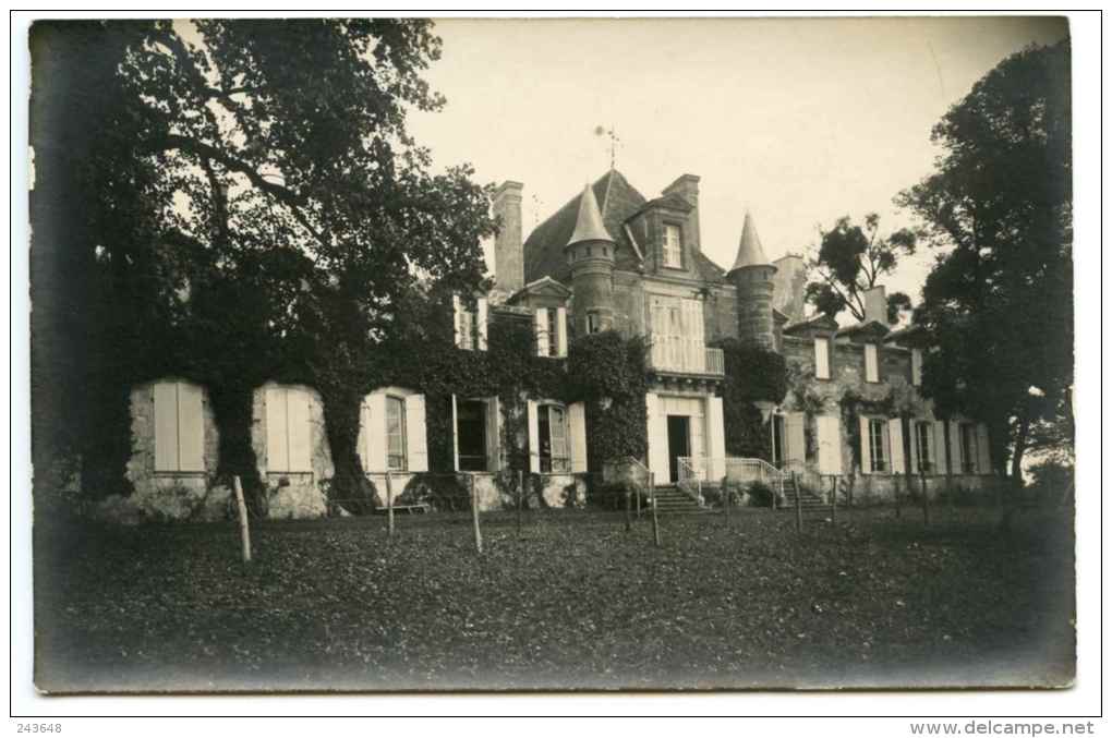 Carte Photo Château De Pécany Près Pomport - Autres & Non Classés