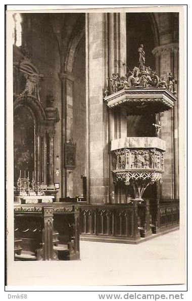 BOLZANO -  BOZEN - CHIESA PARROCCHIALE ( PULPITO ) - CARTOLINA FOTOGRAFICA - ANNI '30 - Bolzano (Bozen)