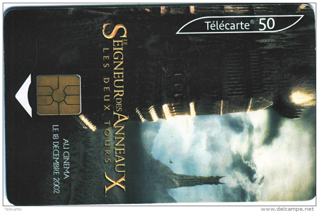 Télécarte  F1254 SEIGNEURS DES ANNEAUX 3  50 Unités Vide état TB  COTATION 2€ Bien Lire Descriptif ! - 2002