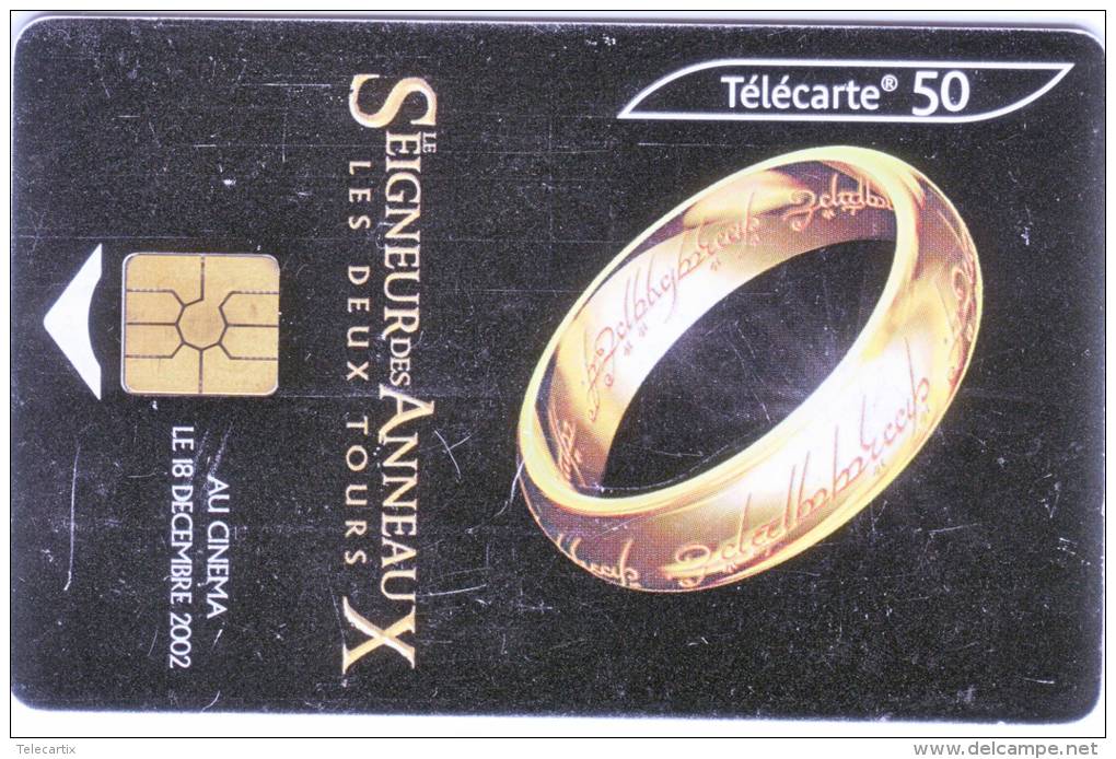 Télécarte  F1255 SEIGNEURS DES ANNEAUX 4  50 Unités Vide état TB  COTATION 2€ Bien Lire Descriptif ! - 2002