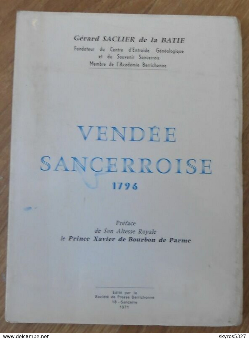 Vendée Sancerroise 1796 - Centre - Val De Loire