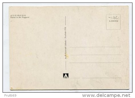 GERMANY - AK 166915 Augsburg - Partie In Der Fuggerei - Augsburg