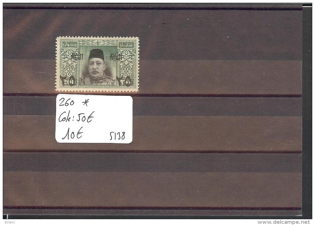 EMPIRE OTTOMAN - No Michel 260  * ( AVEC CHARNIERE  )   - COTE: 50 € - Unused Stamps