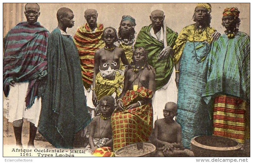 Afrique Noire     Sénégal  Types Lahobés    (  Voir Scan  ) - Sénégal