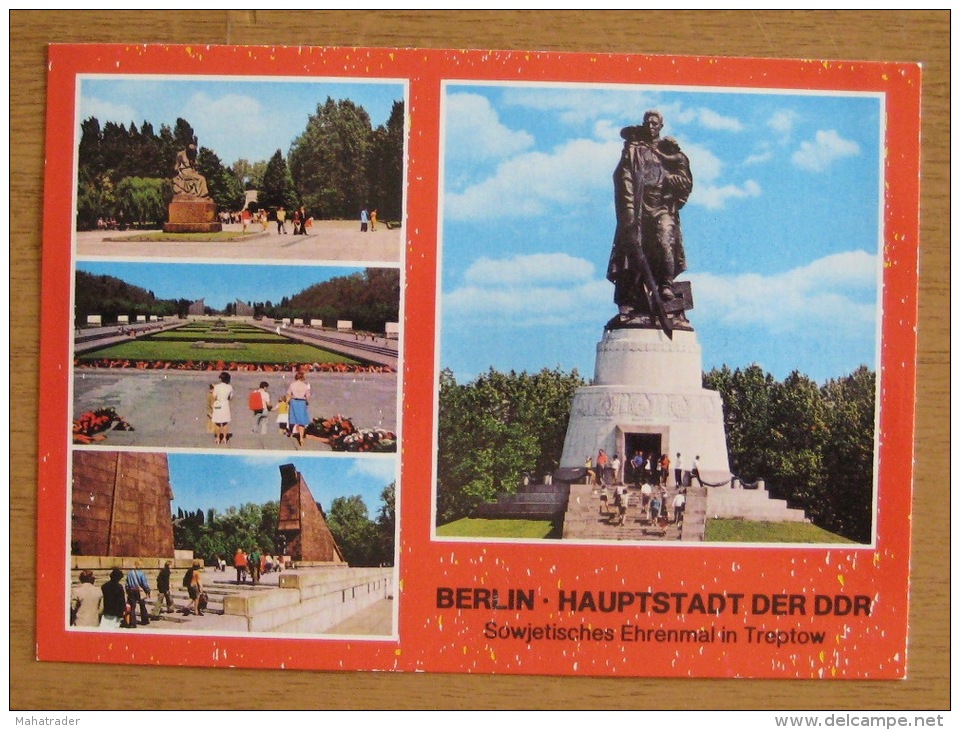 Berlin DDR  GDR Sowjetisches Ehrenmal In Treptow Soviet Memorial In Treptow Park 1983 - Treptow