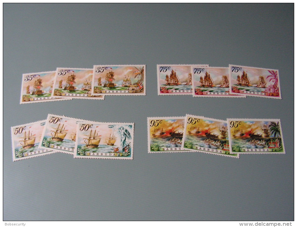 == Barbuda Lot  ** MNH  Schiffe ** MNH - Antigua Und Barbuda (1981-...)