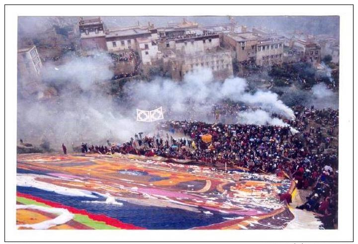 Religious Ceremony , Lhasa , Tibet , China, 1990s #2 - Tibet