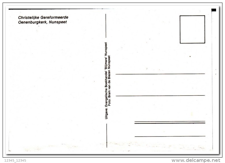 Nunspeet Christ. Gereform. Oenenburgkerk - Nunspeet