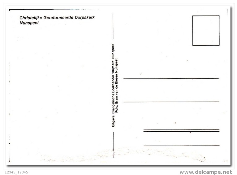 Nunspeet  Christ. Gereform. Dorpskerk - Nunspeet