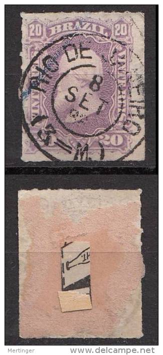 Brazil Brasilien Mi# 39 Used Central Rio De Janeiro Postmark - Used Stamps