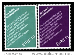 IRELAND/EIRE - 1979  DIRECT ELECTION TO EUROPEAN ASSEMBLY  SET  MINT NH - Nuevos