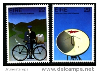 IRELAND/EIRE - 1983  WORLD COMMUNICATION YEAR  SET MINT NH - Unused Stamps