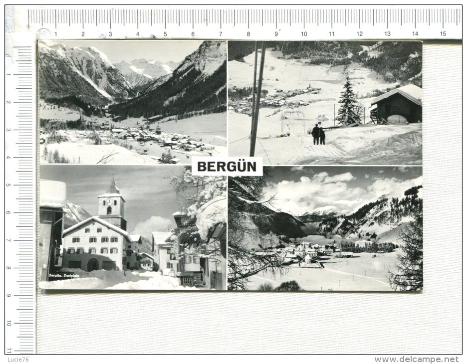 BERGUN -  4 Vues - Bergün/Bravuogn