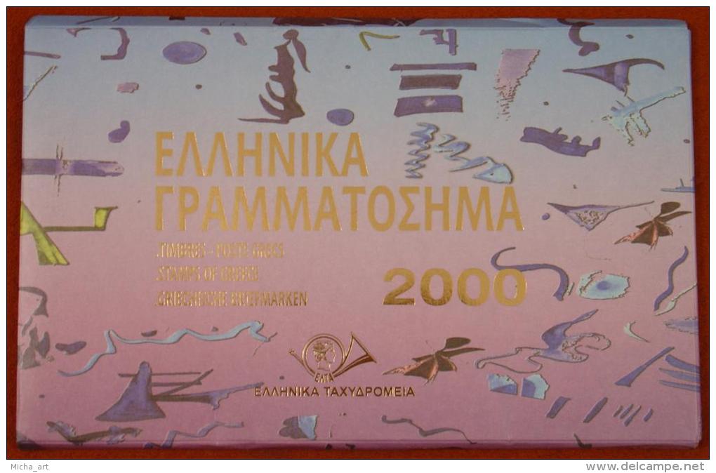 Greece 2000 Album With Stamps - Complete Year Album - Official Yearbook All Sets MNH - Libro Del Año