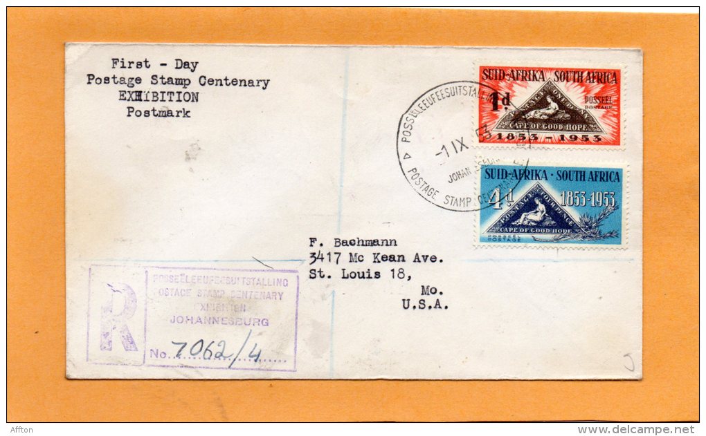 South Africa 1955 FDC - FDC