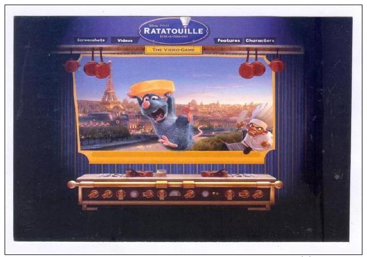 Disney Movie RATATOUILLE, Paris , France Skyline View, 2006 #1 - Altri & Non Classificati