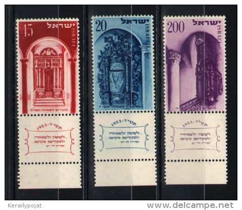 Israel - 1953 Holy Shrines MNH__(TH-9324) - Ongebruikt (met Tabs)