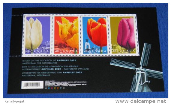 Canada - 2002 Tulips Block MNH__(THB-1218) - Hojas Bloque