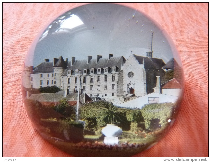 Presse Papier En Verre Le Château De La Palisse Vue Des Jardins - Autres & Non Classés