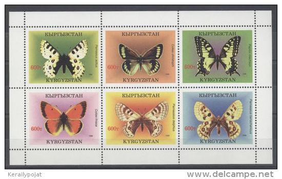 Kyrgyzstan - 1998 Butterflies Kleinbogen MNH__(TH-9842) - Kyrgyzstan