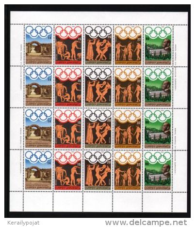 Greece - 1984 Los Angeles Sheet MNH__(THB-1927) - Feuilles Complètes Et Multiples