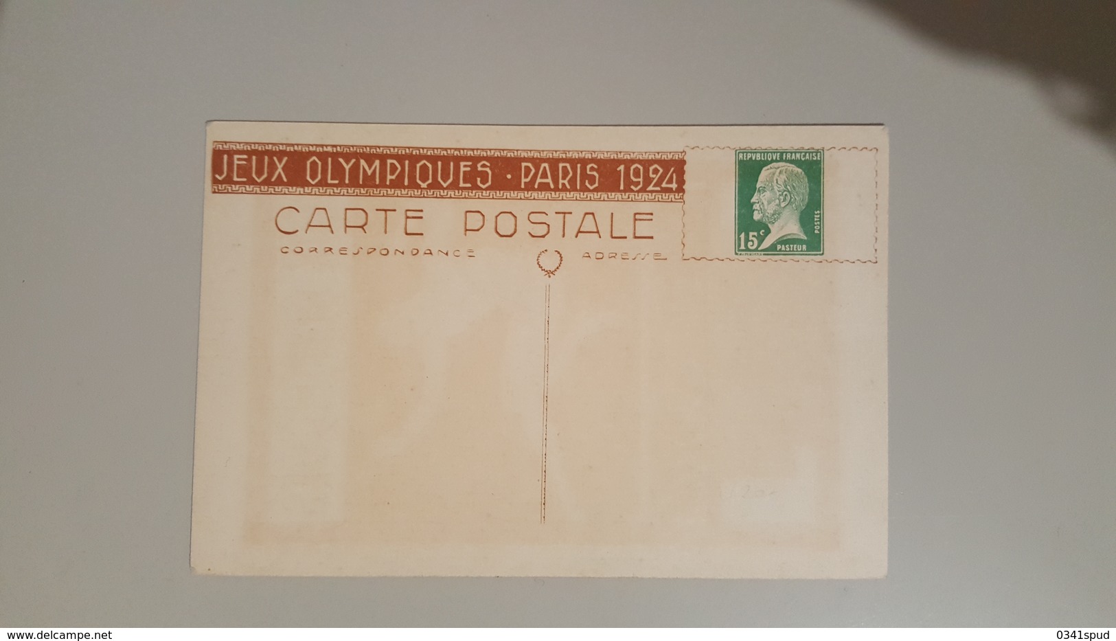 Jeux Olympiques 1924 Carte Postale Pasteur Saut  Salto TB Very Fine - Zomer 1924: Parijs