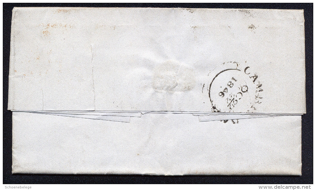 A2148) UK Cover From London 10/19/1846 To Cambridge With Printed Content - Sonstige & Ohne Zuordnung