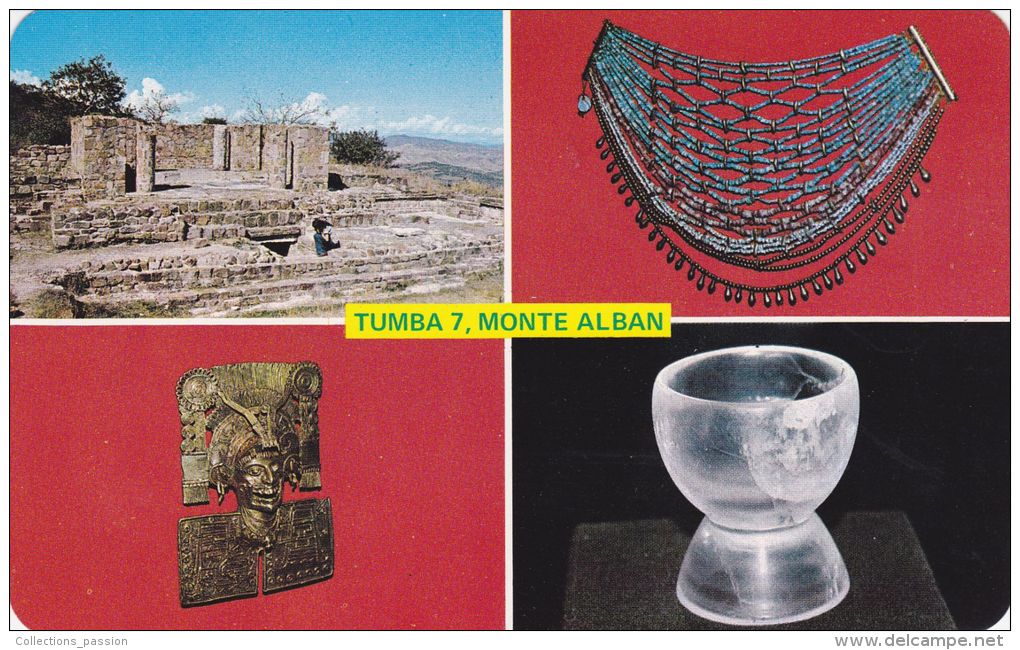 Cp , MEXIQUE , OAXACA , Monte Alban , Algunas De Las Fabulosas Joyas De La Tumba 7 , Multi-Vues - Mexico