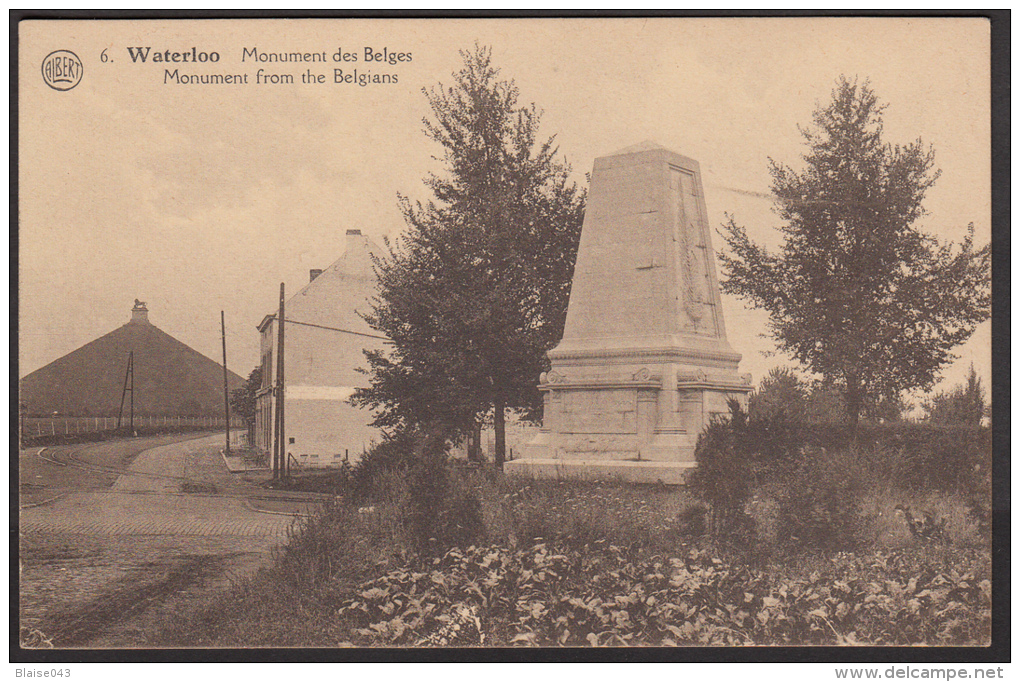 Belgique - Waterloo - Monument Des Belges - Monument From The Belgians - Waterloo