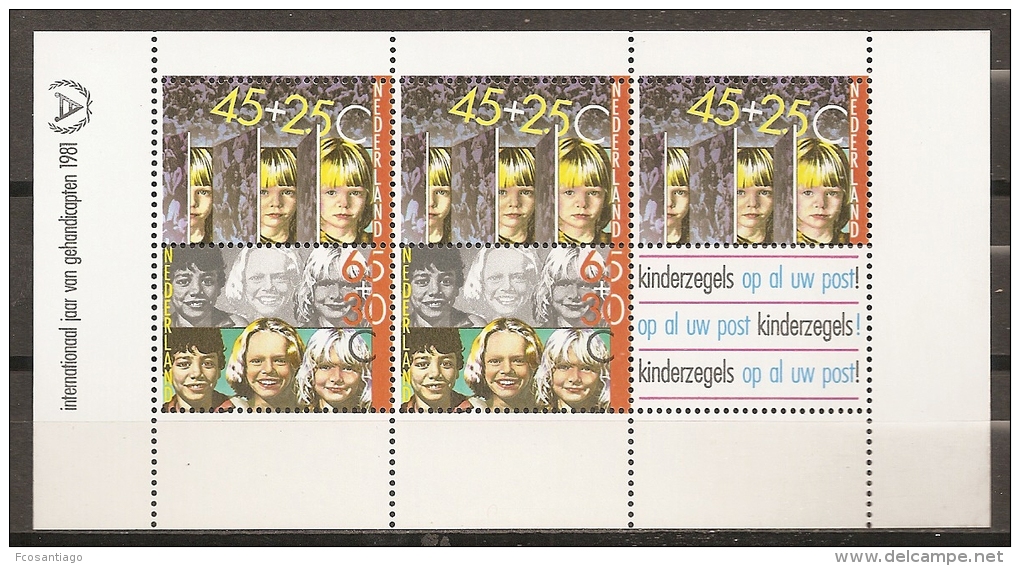 INFANCIA - HOLANDA 1981 - Yvert #H23 - MNH ** - Otros & Sin Clasificación