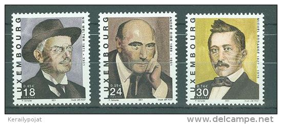 Luxembourg - 2001 Writers MNH__(TH-9417) - Nuevos